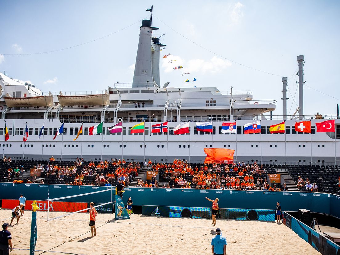 Live Ek Beachvolleybal Rotterdam Zaterdag Rijnmond