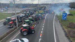 Snelweg A2 bij grens dicht vanwege boerenprotest
