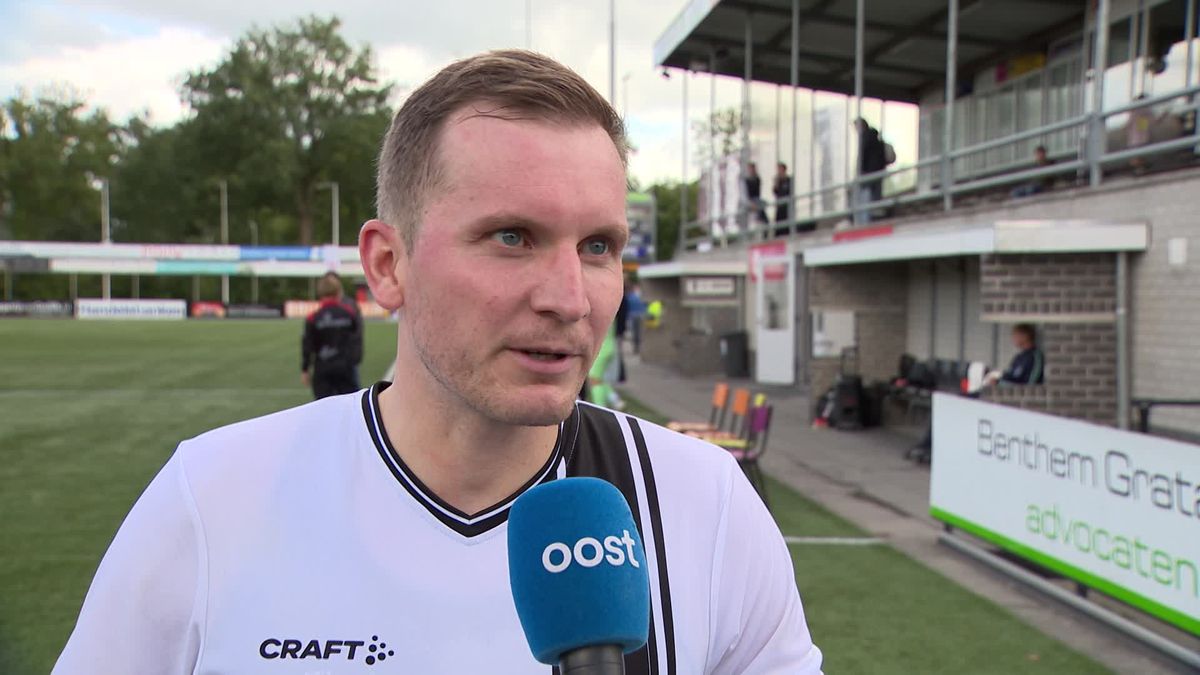 Björn Bakker na het gelijke spel van Berkum tegen Flevo Boys