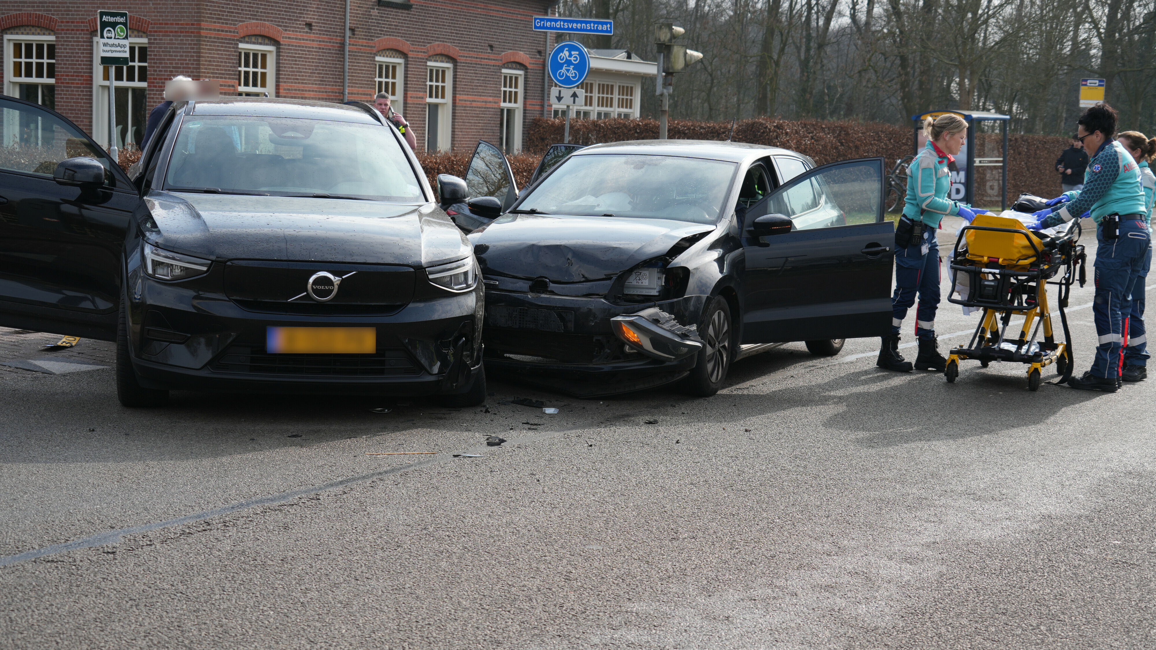 Gewonde bij botsing op Erica