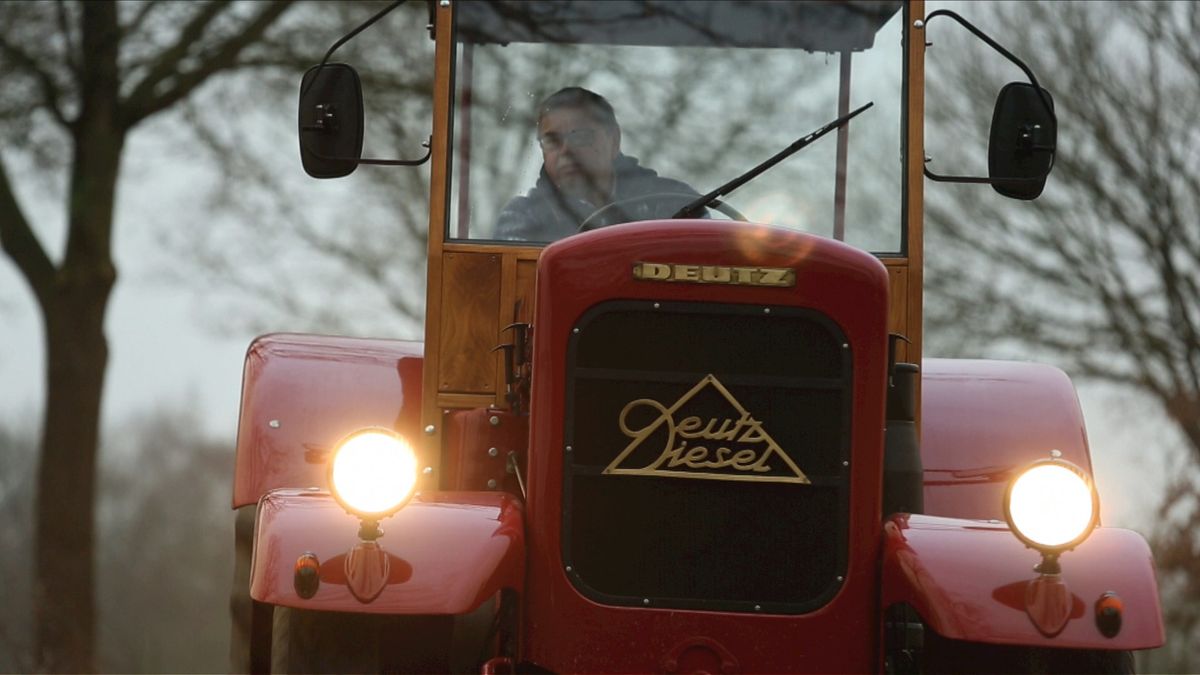 Op een oldtimer door Tilligte