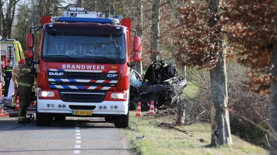 Automobilist rijdt boom omver en raakt ernstig gewond