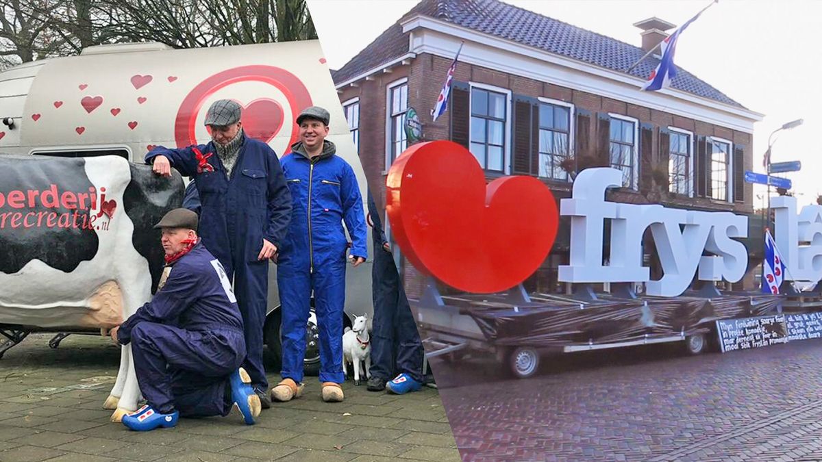 Slepen met grote letters en het pak van Max Verstappen in Donkerbroek: de beste oudejaarsstunts