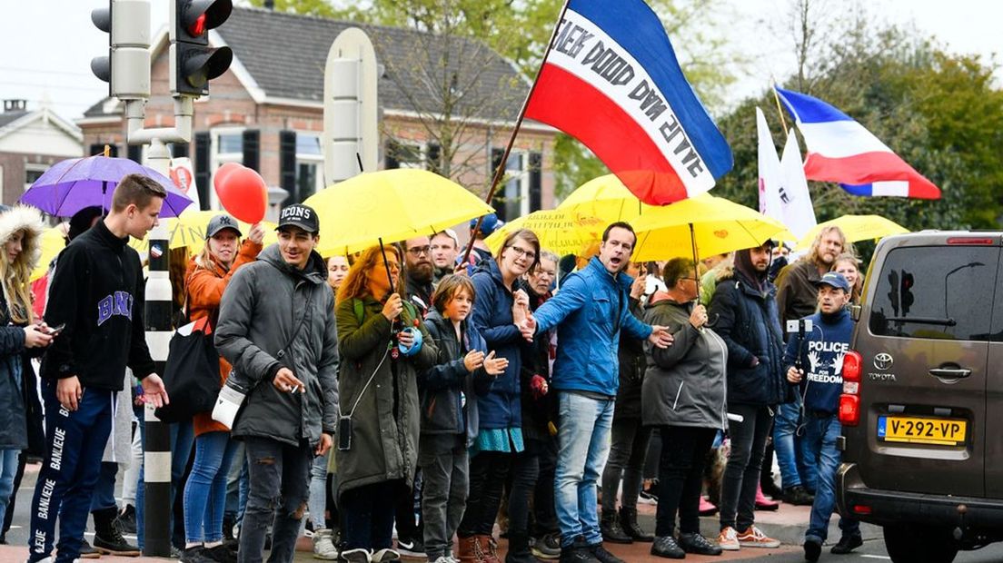 Er vond zaterdag een demonstratie plaats in Barneveld.
