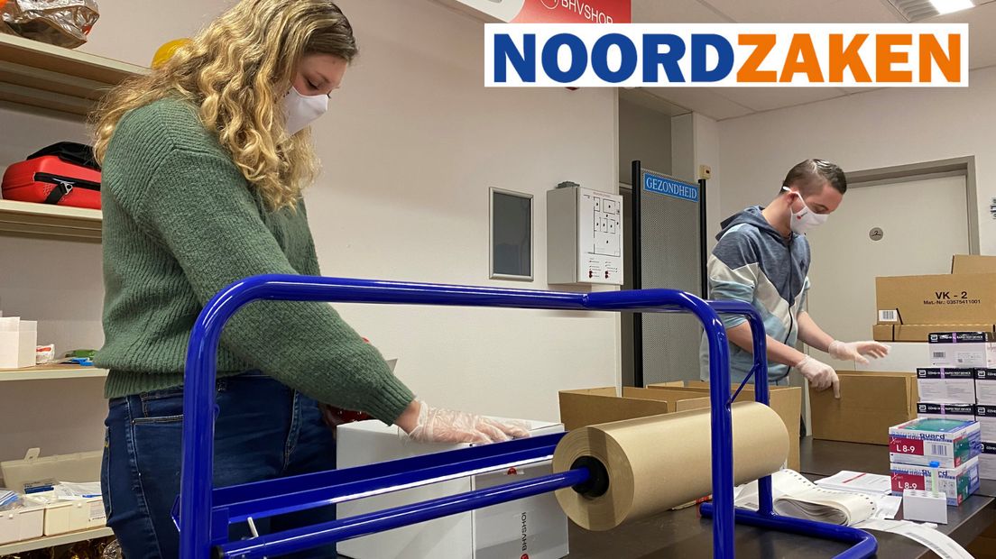 Bij 101BHV.nl zijn ze druk met het inpakken van sneltesten