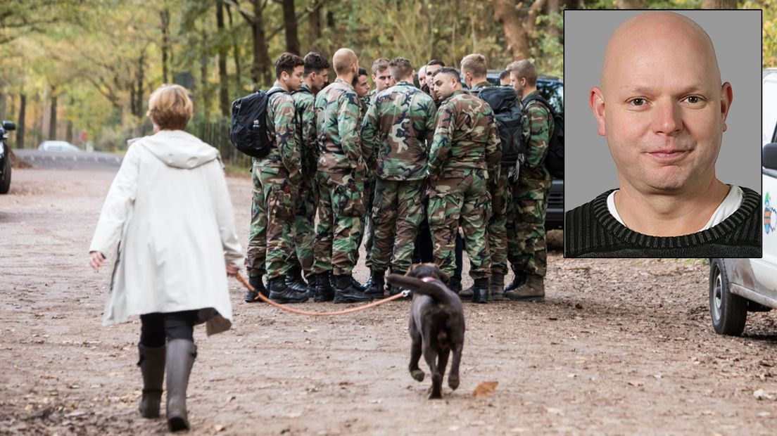 Mariniers zoeken de vermiste Edwin Takens.