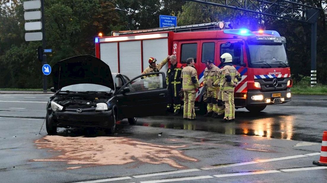 Gewonde bij ongeluk in Enschede