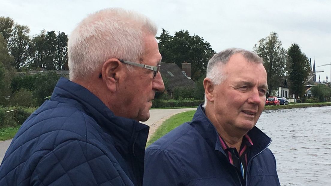 Henk en André halen samen herinneringen op aan de Vliet 