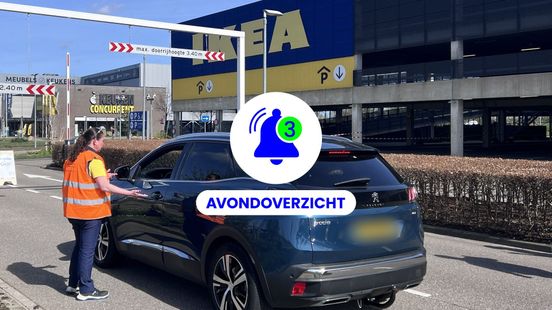 IKEA dicht in Duiven, verdachte tas in Nijmegen en ernstig ongeluk in Epe op maandag 6 april