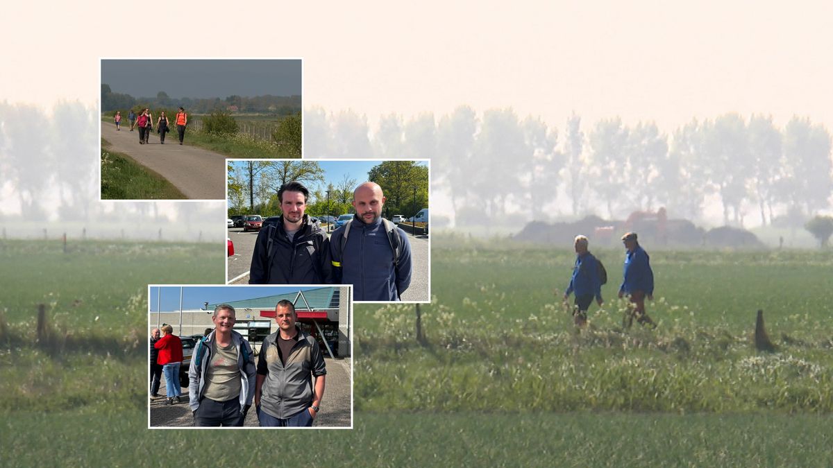Bikkelen door de nacht, daarna wandelen in het zonnetje: deze wandelaars liepen 80 en 100 kilometer 