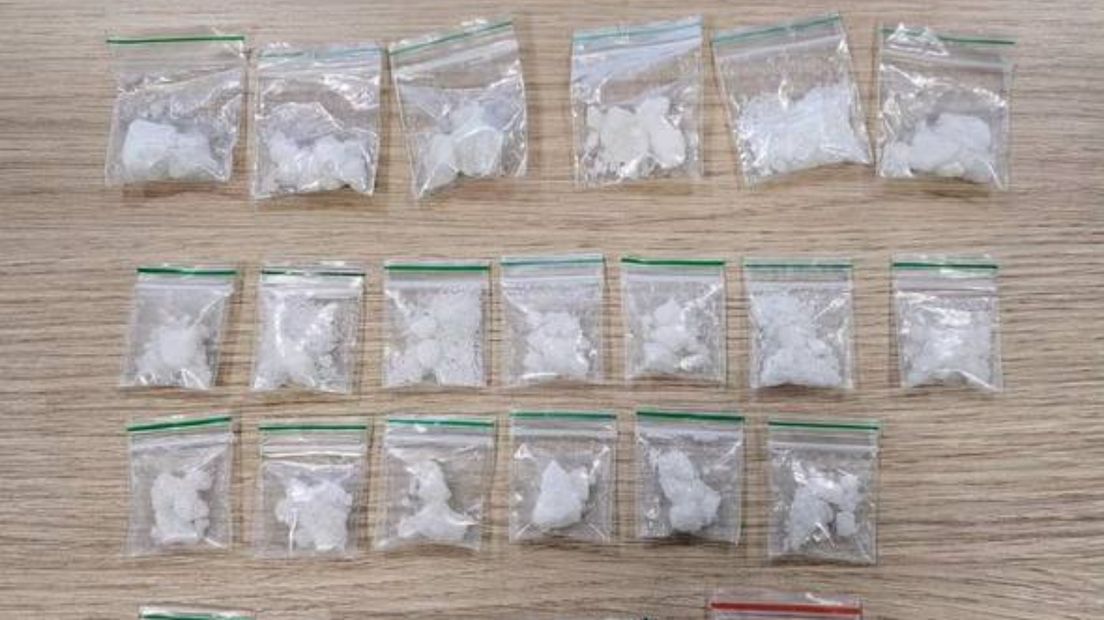 Een deel van de aangetroffen drugs