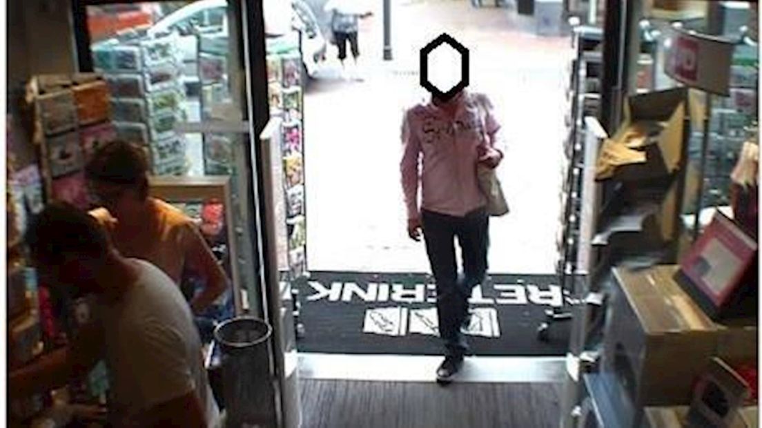 Camerabeelden van de diefstal