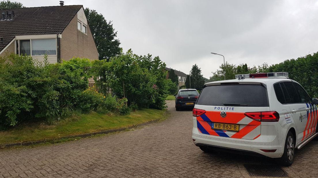 De man dreigde een huis in brand te steken (Rechten: Van Oost Media)