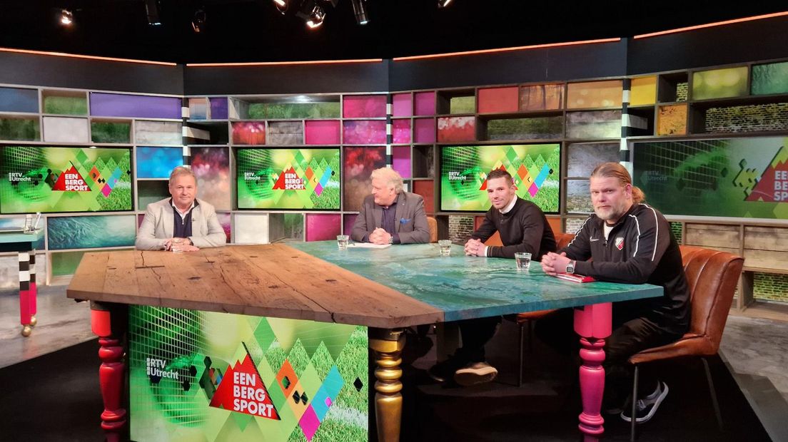 Nick Viergever aan tafel bij René en Gert