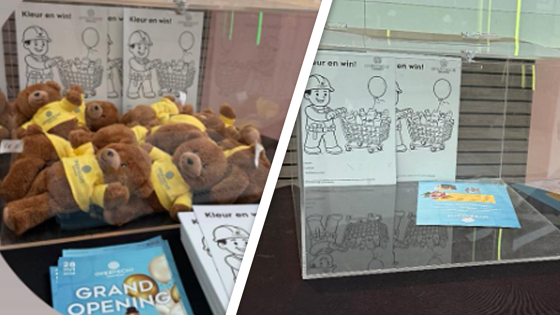 Dief steelt knuffelberen uit winkelcentrum en krijgt 48 uur om ze terug te brengen