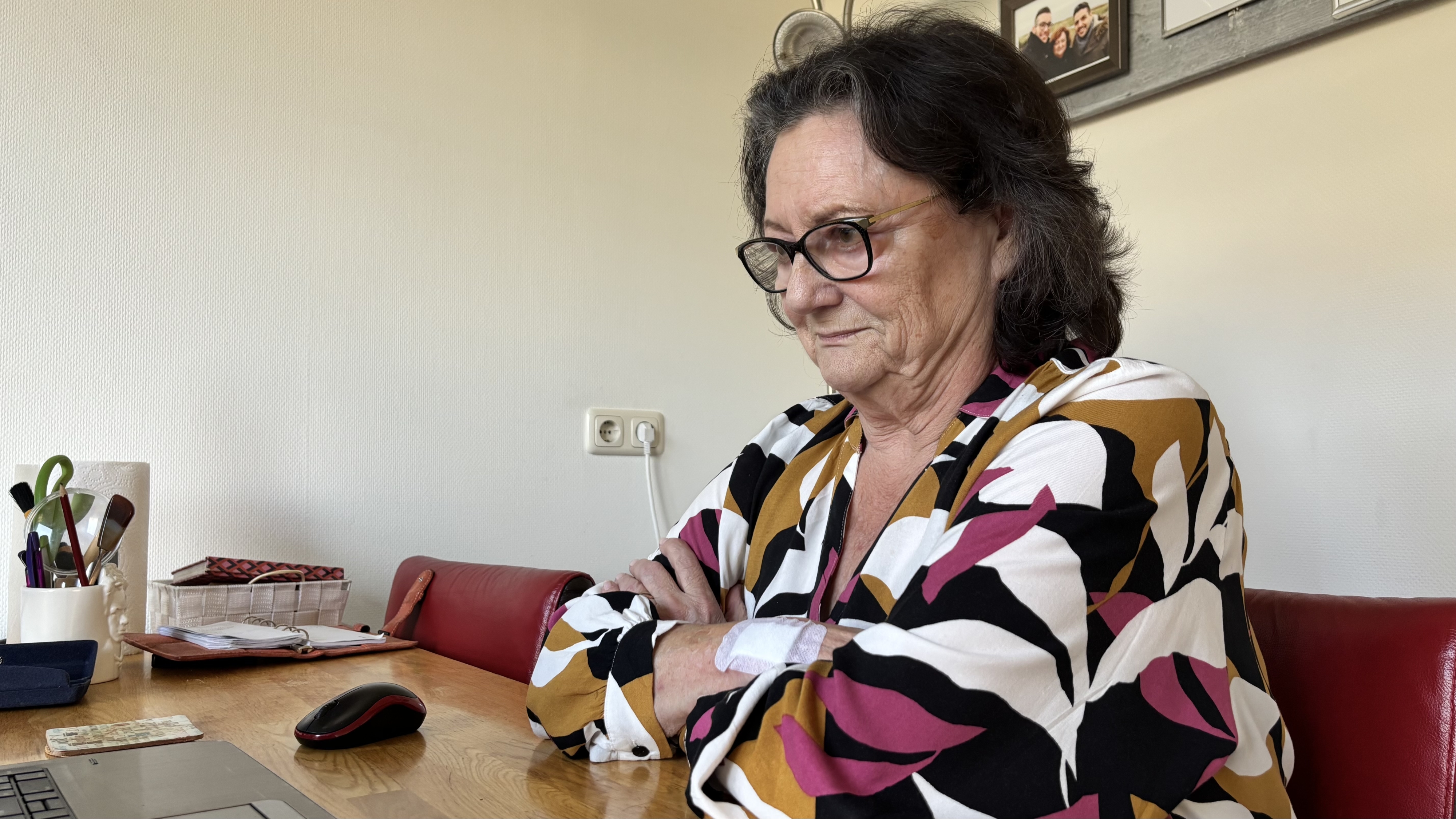 Dorothee Gassen vroeg een mantelzorglintje aan voor Anita de Groot