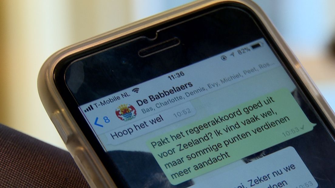 Zeeuwse Jonge Democraten hebben eigen appgroep, genaamd De Babbelaers