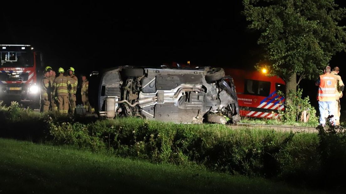 De bestuurder heeft het ongeluk niet overleefd