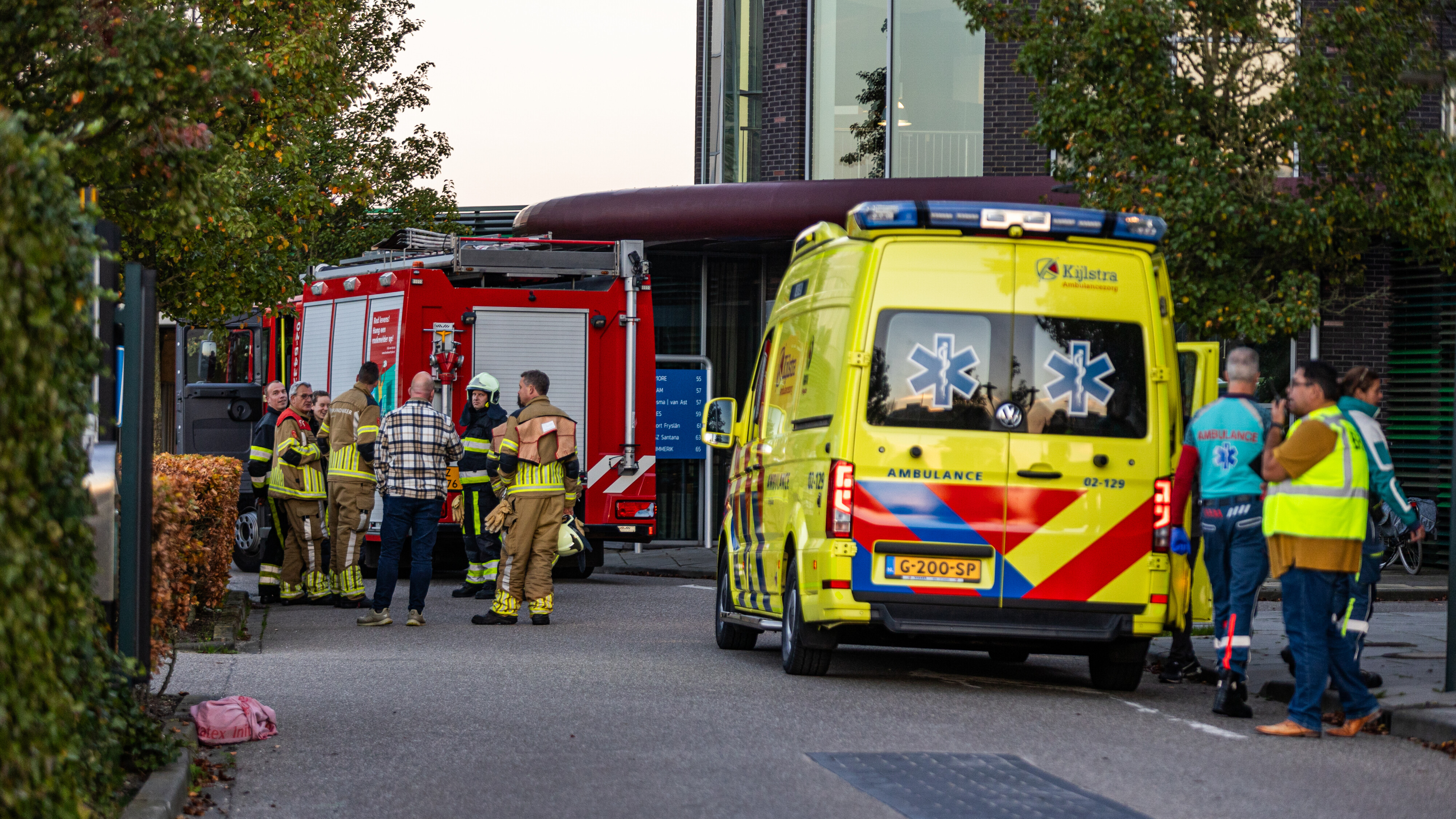 De hulpdiensten in Heerenveen