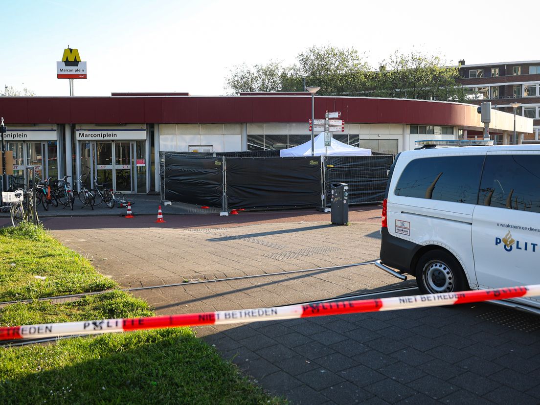 Politie doet onderzoek na steekpartij op Marconiplein.