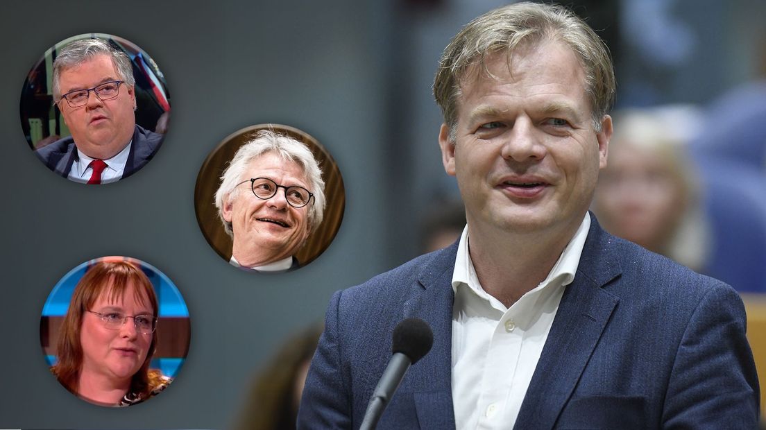 Omtzigt wil niet verder met het CDA, inzetten Bruls (boven), Berends en Vliegenthart.