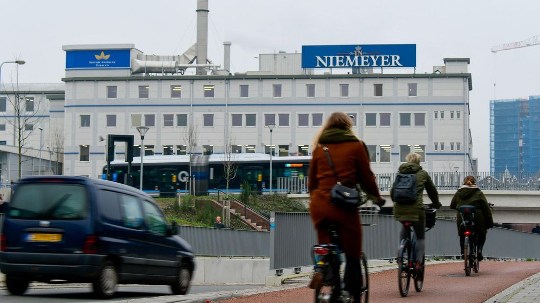 De fabriek van BAT Niemeyer aan de Paterswoldseweg in Groningen