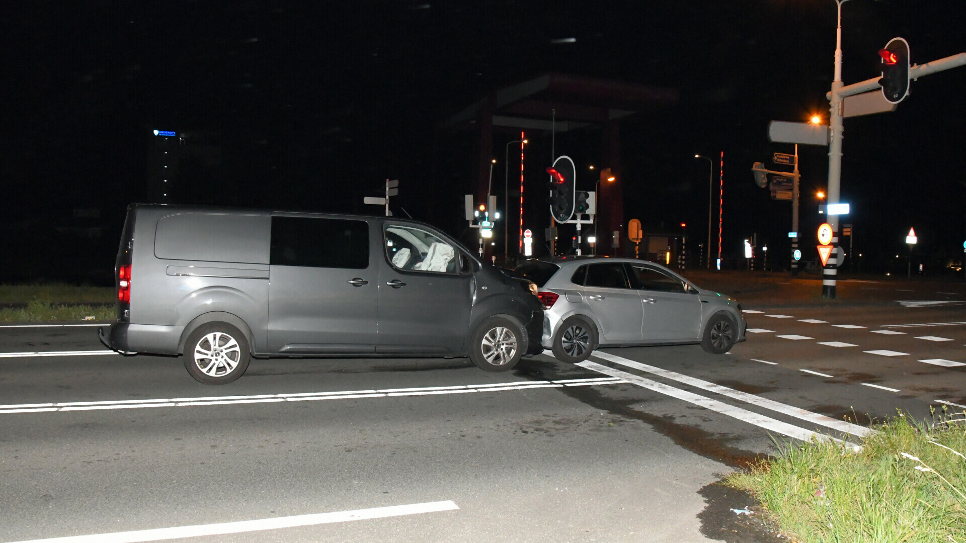 Bestuurder aangehouden na ongeluk in Vlissingen