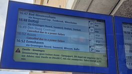 Geen treinen tussen Groningen en Assen