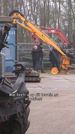 Trekkers kijken bij veiling