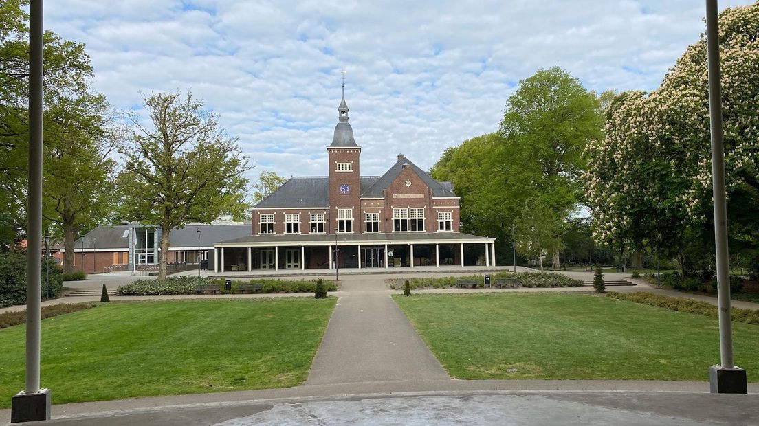 Het Volkspark in Rijssen bleef dit jaar oorverdovend stil