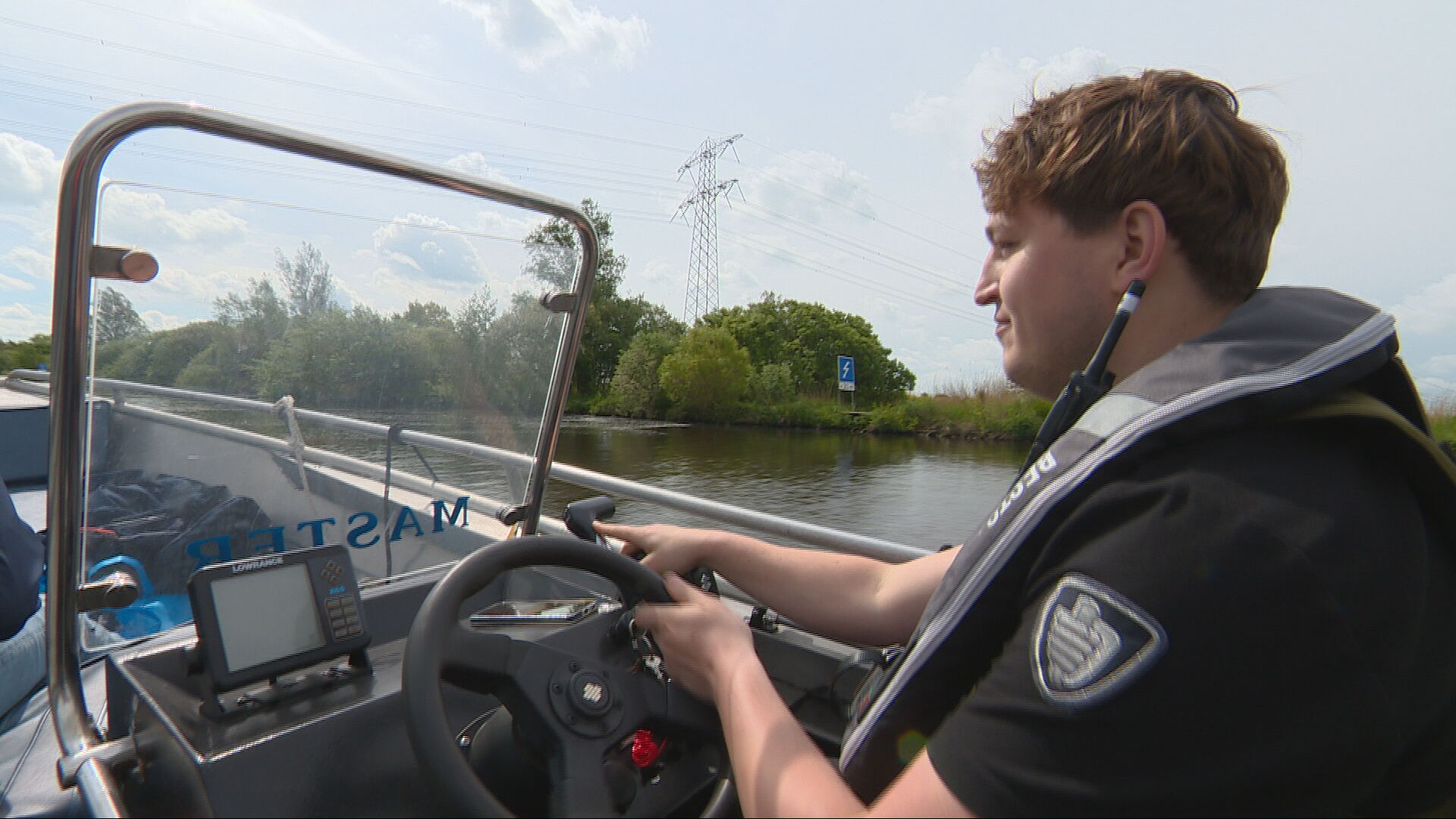 Tafersjochhâlder Arjen Mennega docht in kontrôle op it wetter