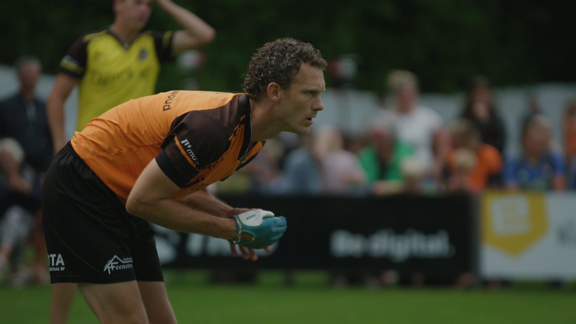 Taeke Triemstra op het kaatsveld