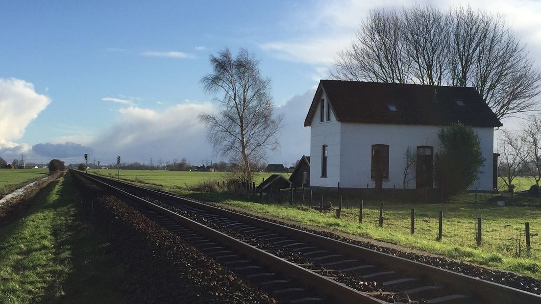 Het markante seinwachtershuisje bij Den Horn.