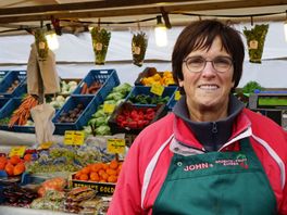 Meer ruimte voor terrassen door een andere indeling van de markt in De Biezenkamp