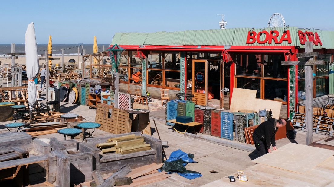 Strandtent op Scheveningen
