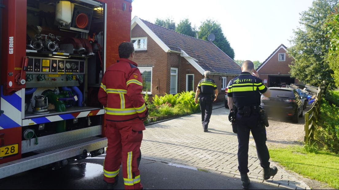 Brand in Oude Pekela