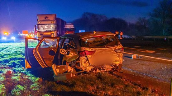 Meerdere gewonden bij zwaar ongeluk op A1.