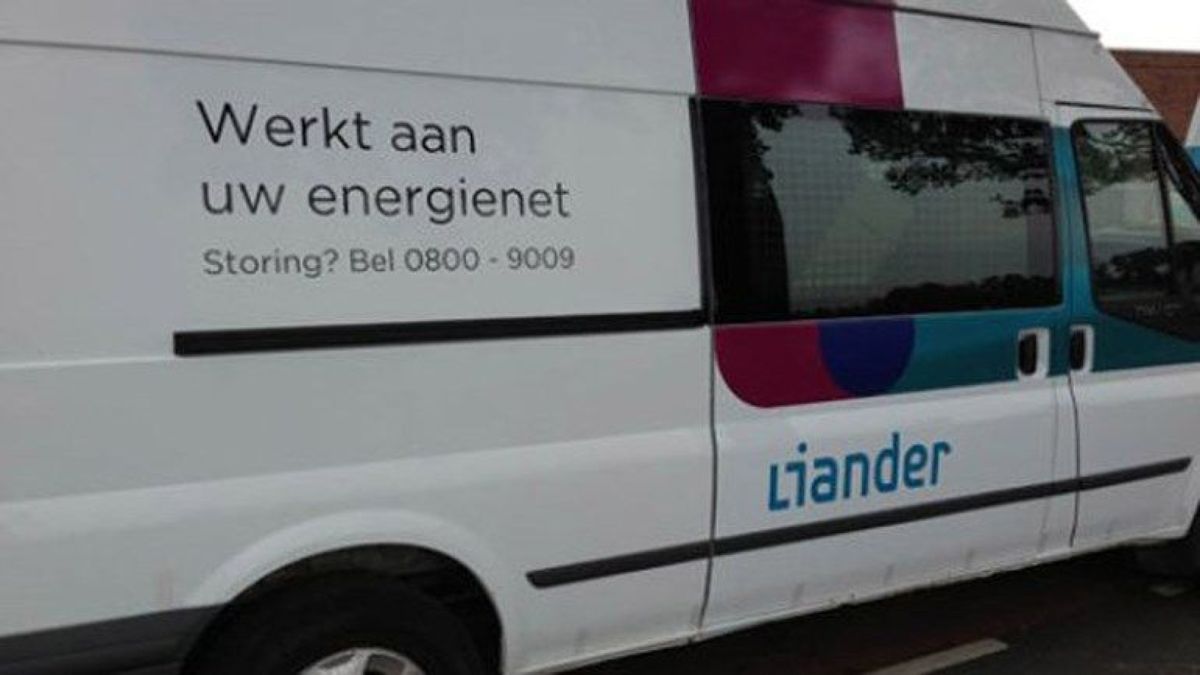 Deel van Nijmegen en Wijchen in het donker