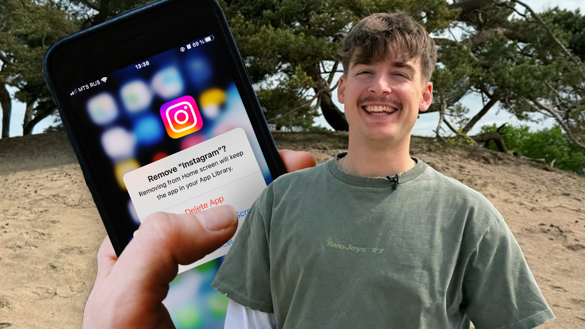 Contentmaker Luuk gebruikt zijn telefoon 8 uur per dag: 'Wat is eigenlijk het probleem?'
