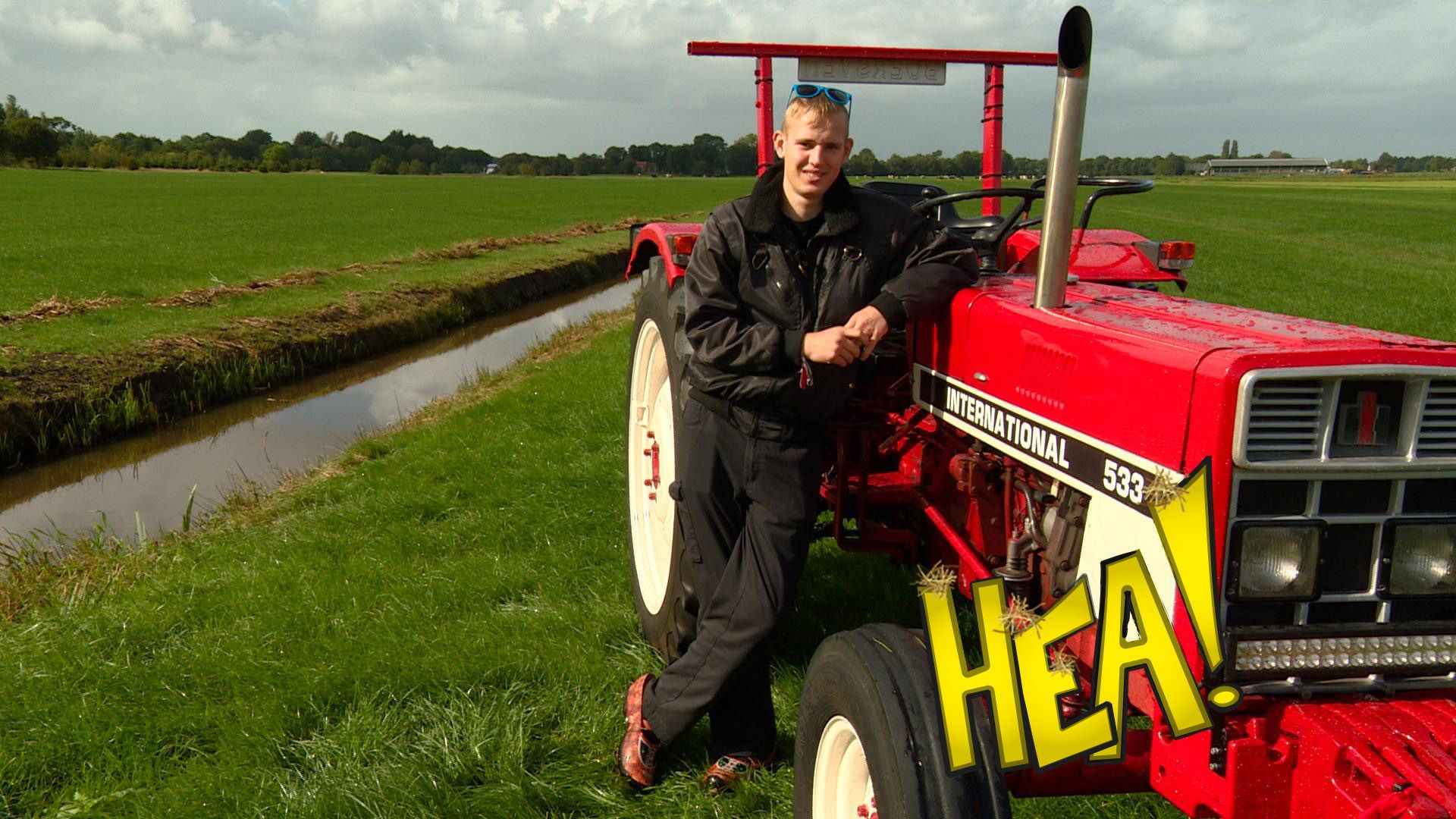 HEA! Sven sit lekker op de trekker