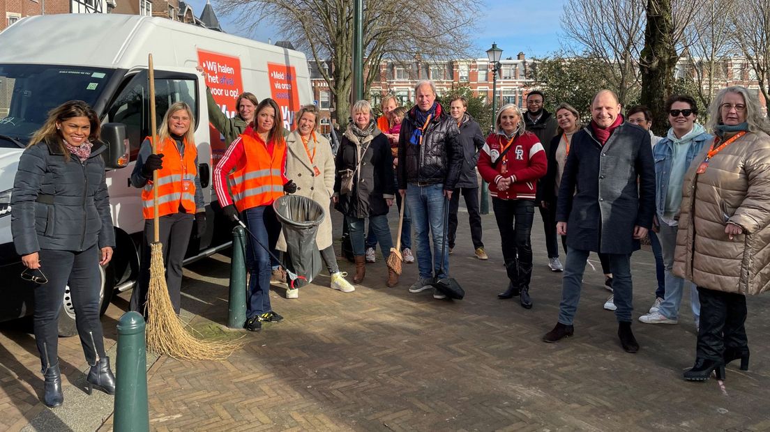 De VVD Den Haag voert campagne in het Statenkwartier