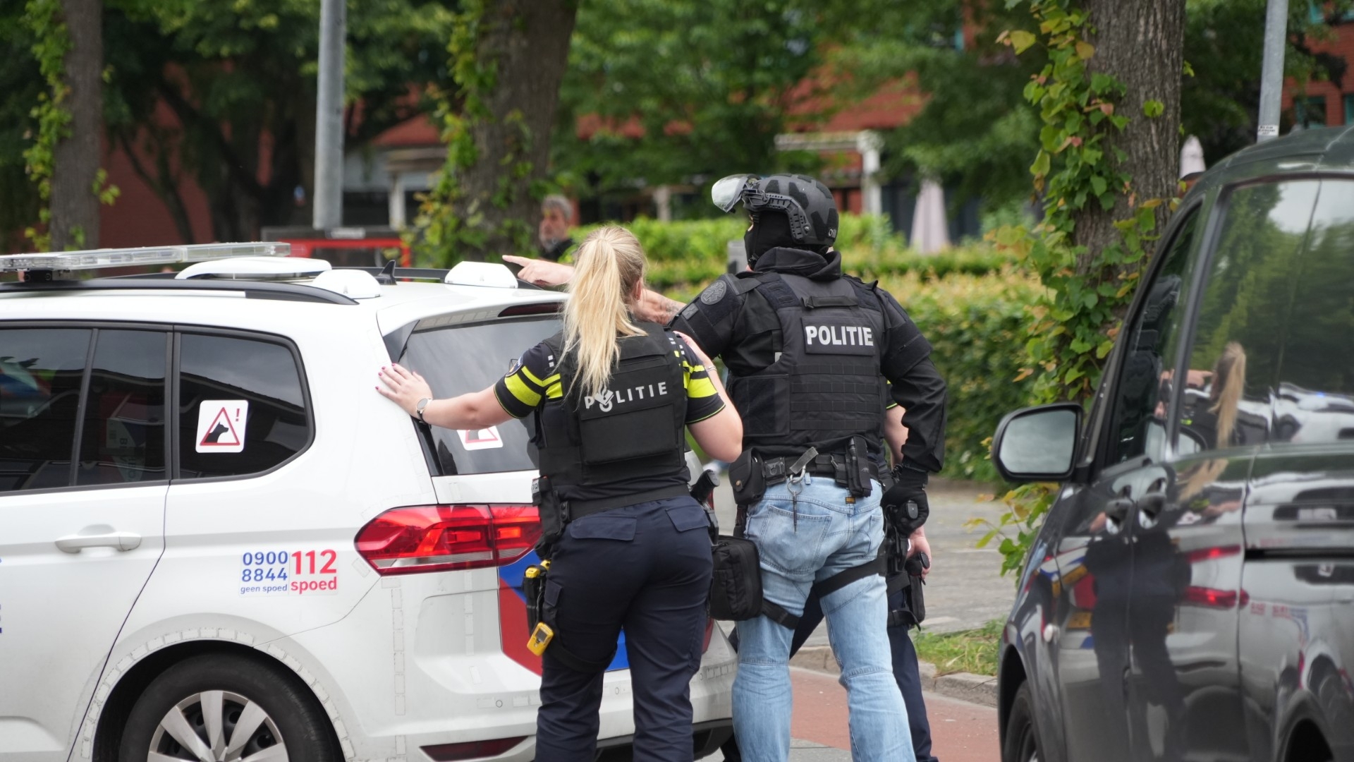 112-nieuws: Politie zet deel Zaagmuldersweg in Stad af