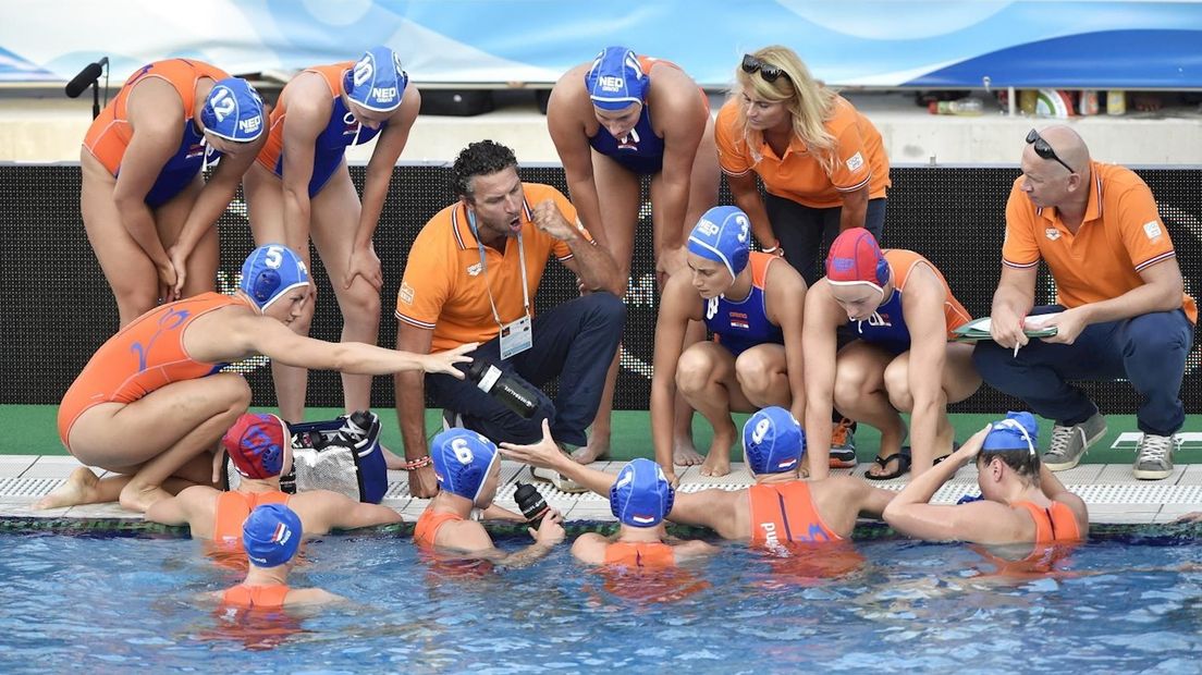 Het Nederlands waterpoloteam