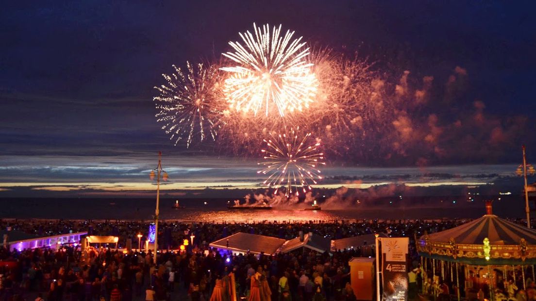 Spectaculair vuurwerk in Scheveningen dit weekend