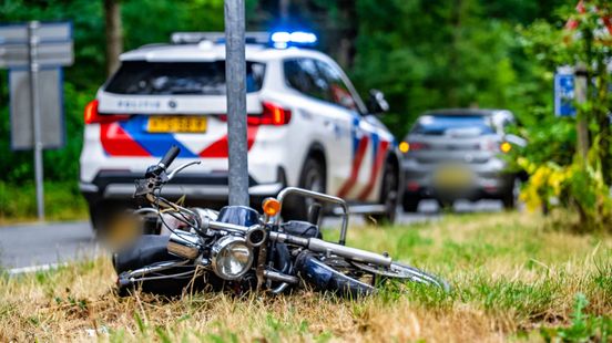 Scooterrijder gewond na aanrijding