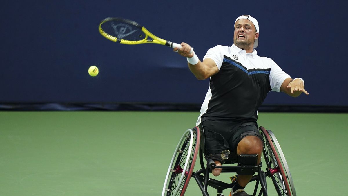 Rolstoeltennisser Egberink ook in enkelspel naar kwartfinale