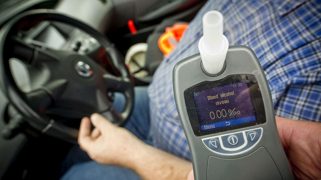 De bestuurder van de brommobiel onderging een blaastest