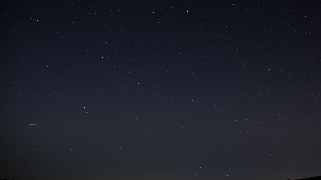 Vannacht waren er zo'n 25 tot 30 vallende sterren per uur te zien (Rechten: Karin Broekhuijsen)
