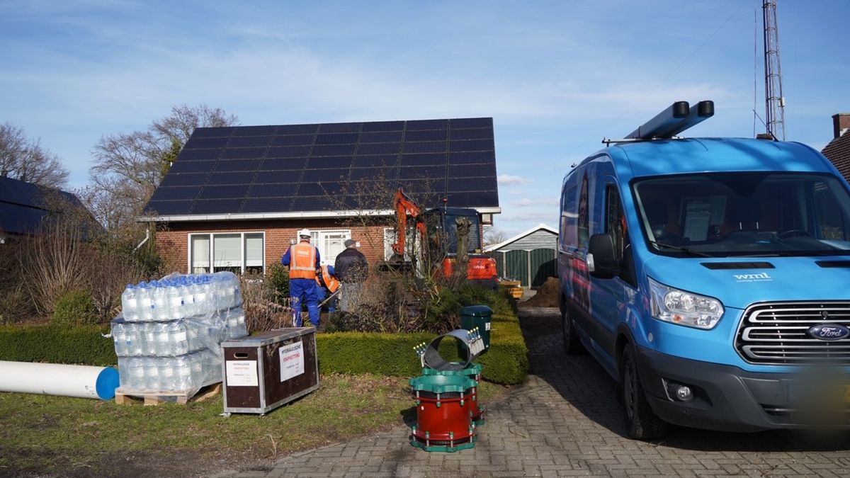 50 huishoudens in Lottum zonder water