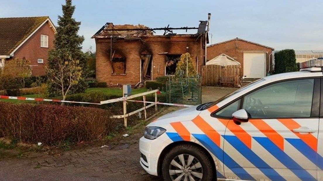 In Hedel werd vorig jaar deze woning in brand gestoken.